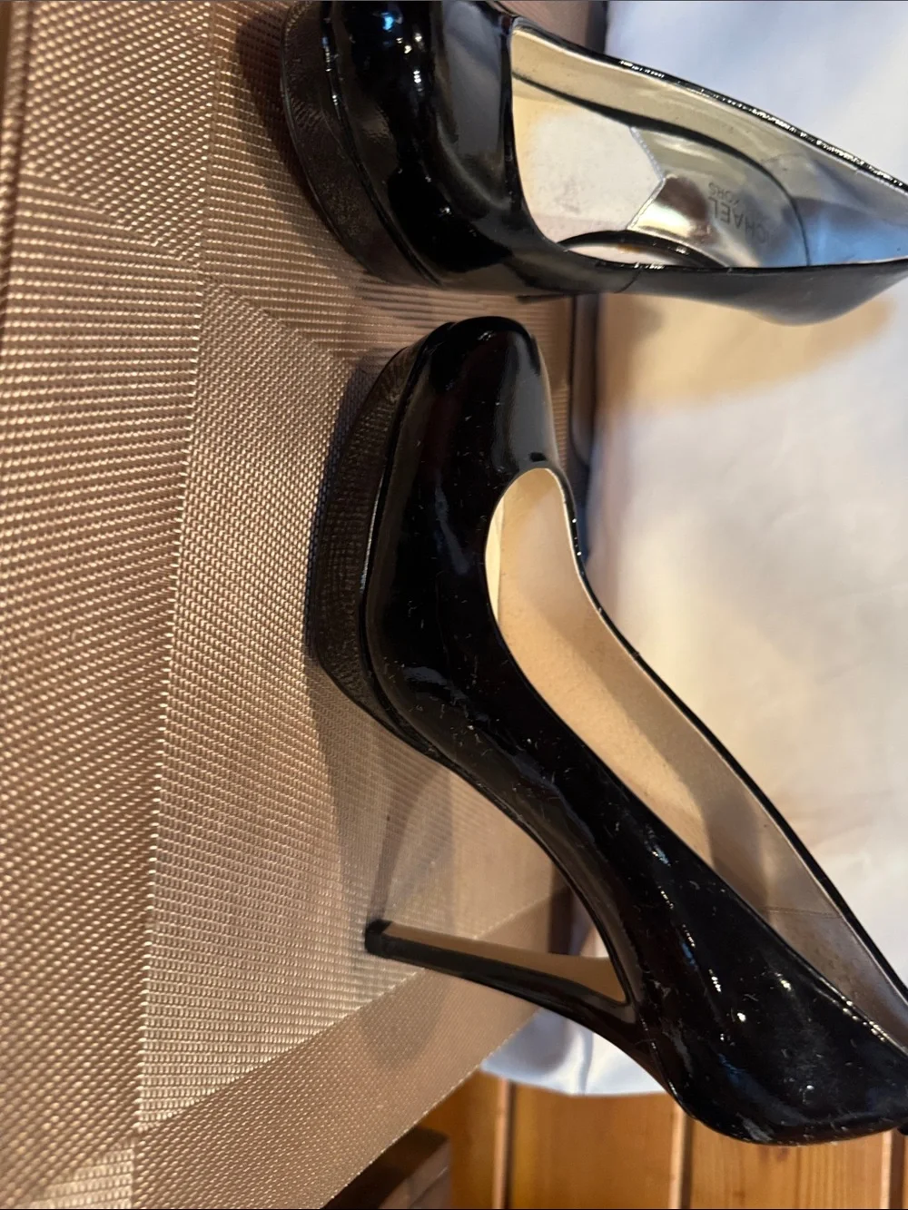Michael Kors shiny black
